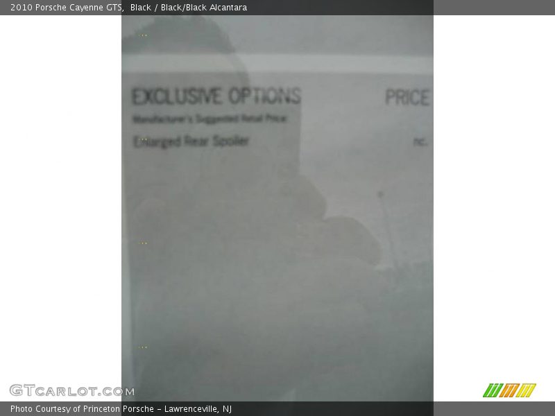 Black / Black/Black Alcantara 2010 Porsche Cayenne GTS