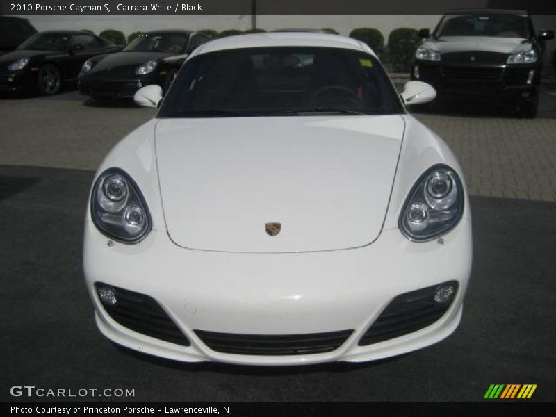 Carrara White / Black 2010 Porsche Cayman S