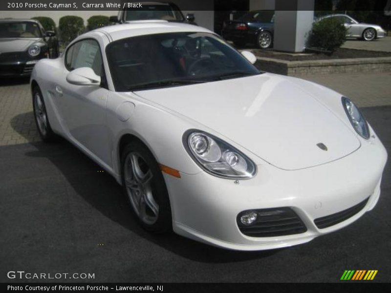 Carrara White / Black 2010 Porsche Cayman S