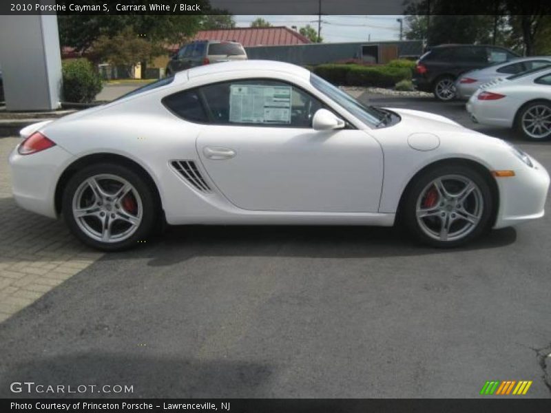 Carrara White / Black 2010 Porsche Cayman S