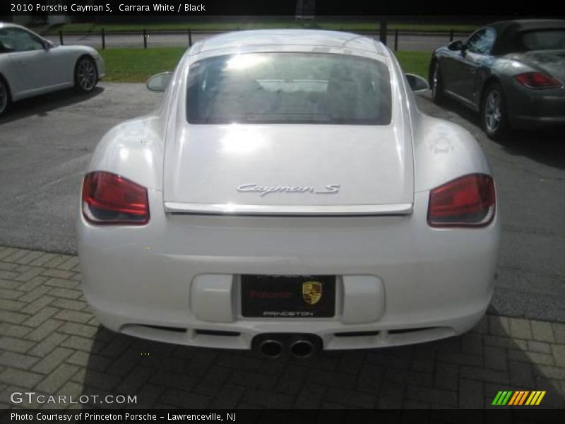 Carrara White / Black 2010 Porsche Cayman S