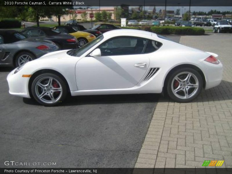 Carrara White / Black 2010 Porsche Cayman S