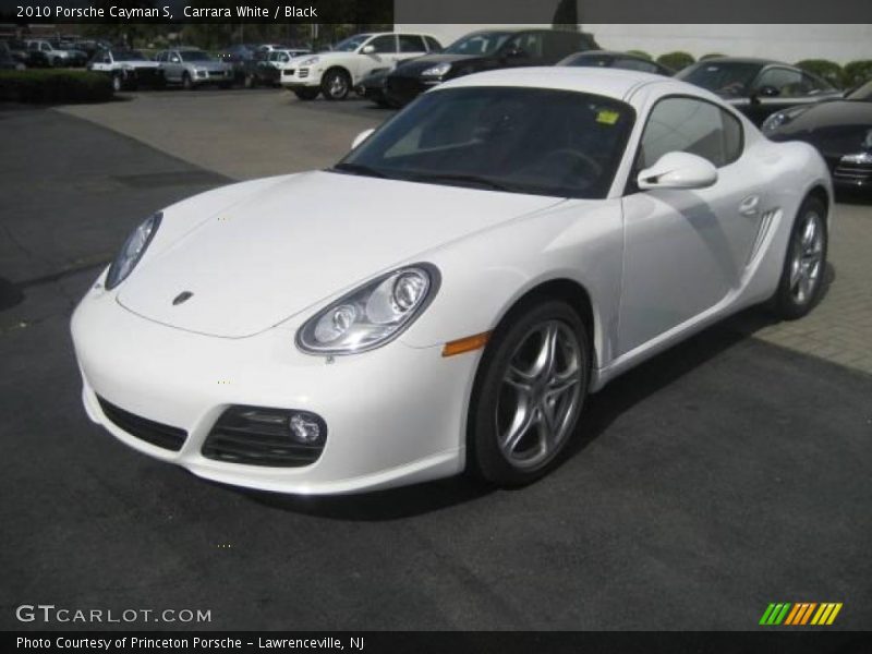 Carrara White / Black 2010 Porsche Cayman S