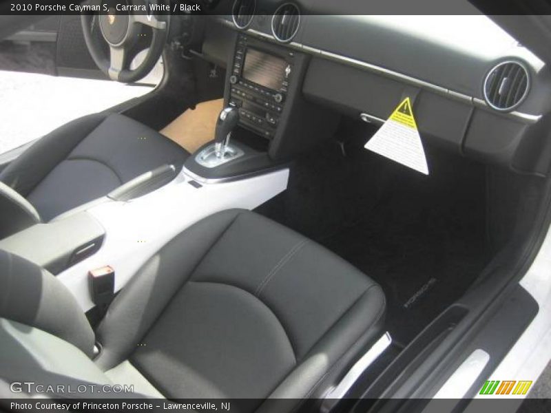 Carrara White / Black 2010 Porsche Cayman S