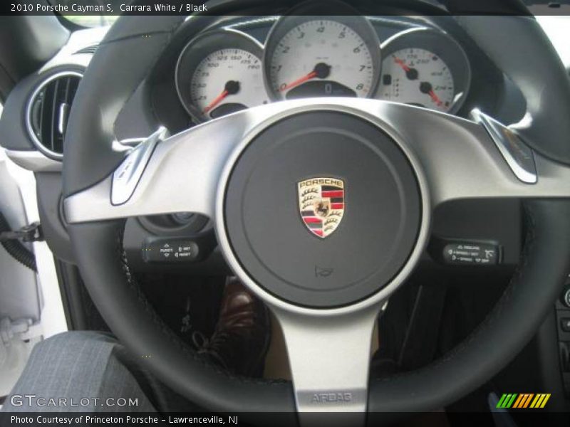 Carrara White / Black 2010 Porsche Cayman S