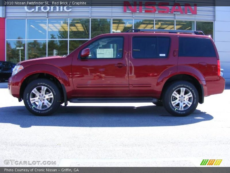 Red Brick / Graphite 2010 Nissan Pathfinder SE