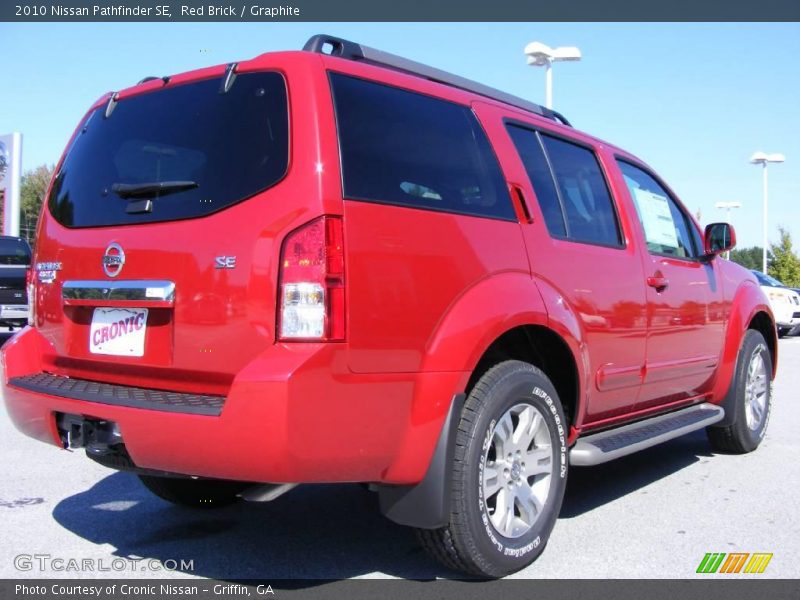 Red Brick / Graphite 2010 Nissan Pathfinder SE