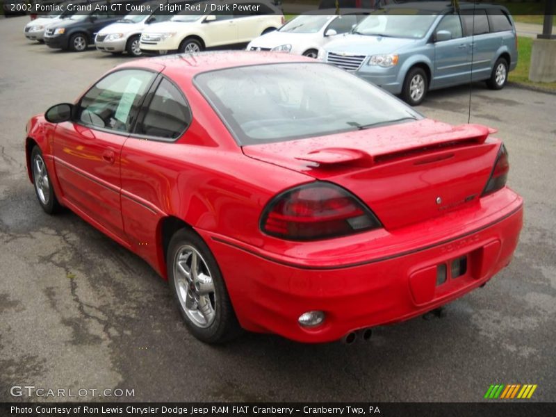 Bright Red / Dark Pewter 2002 Pontiac Grand Am GT Coupe