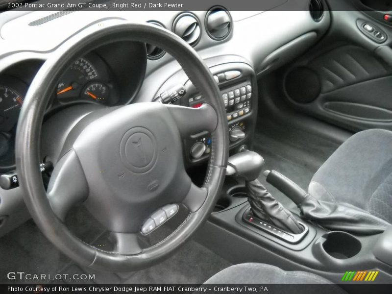 Bright Red / Dark Pewter 2002 Pontiac Grand Am GT Coupe