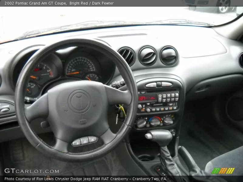 Bright Red / Dark Pewter 2002 Pontiac Grand Am GT Coupe