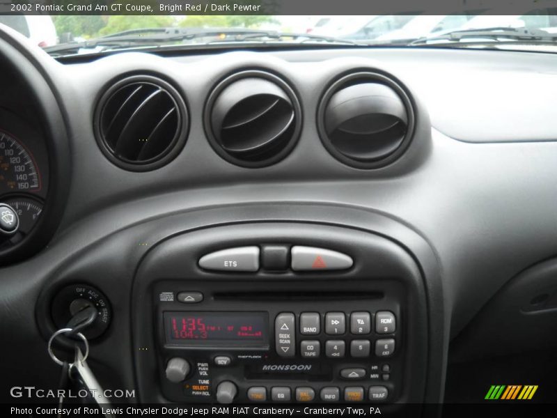Bright Red / Dark Pewter 2002 Pontiac Grand Am GT Coupe