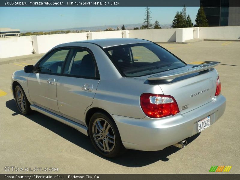 Platinum Silver Metallic / Black 2005 Subaru Impreza WRX Sedan