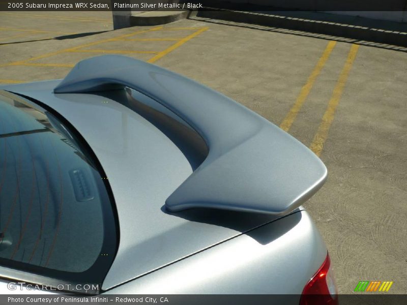 Platinum Silver Metallic / Black 2005 Subaru Impreza WRX Sedan