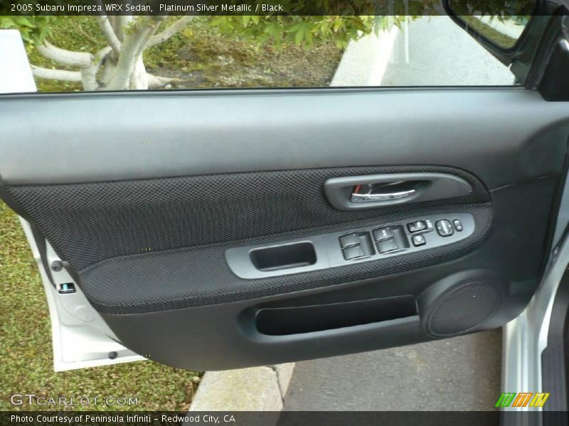 Platinum Silver Metallic / Black 2005 Subaru Impreza WRX Sedan