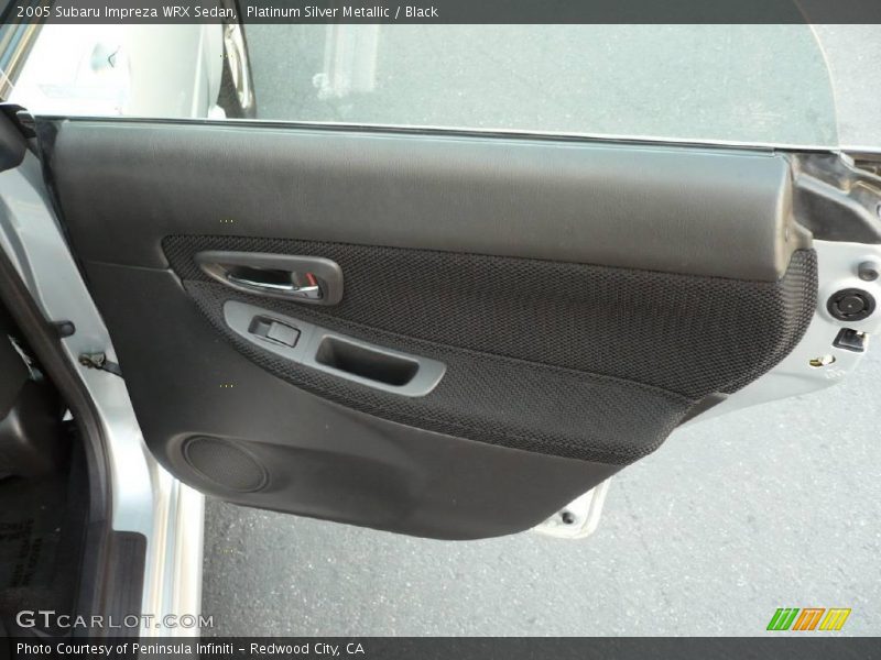 Platinum Silver Metallic / Black 2005 Subaru Impreza WRX Sedan