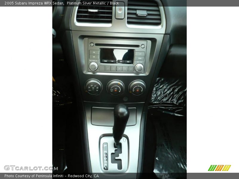 Platinum Silver Metallic / Black 2005 Subaru Impreza WRX Sedan