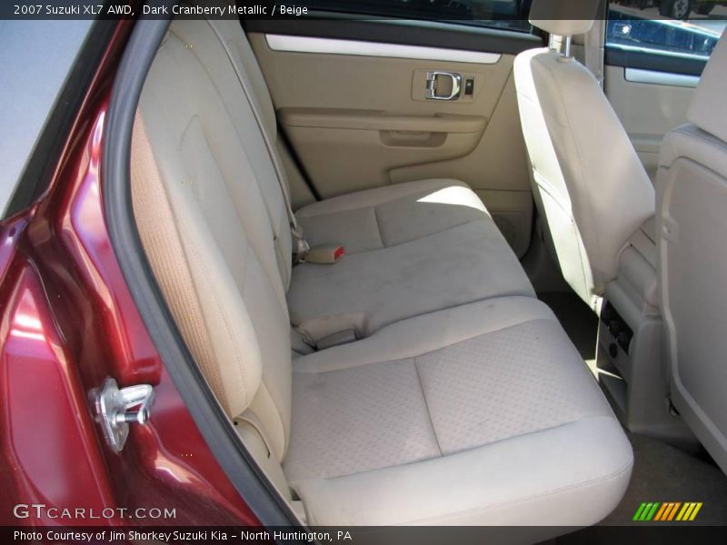 Dark Cranberry Metallic / Beige 2007 Suzuki XL7 AWD