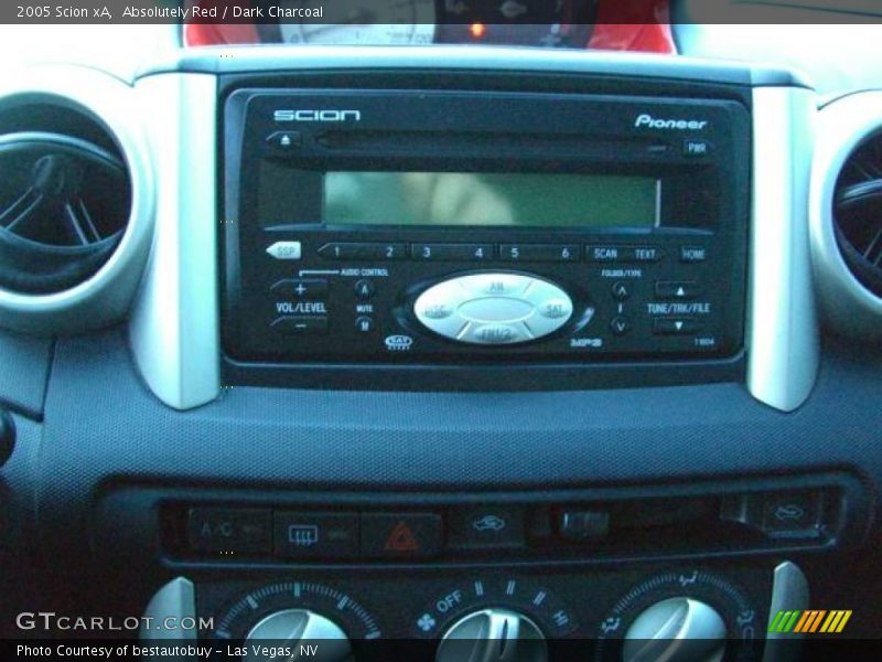 Absolutely Red / Dark Charcoal 2005 Scion xA