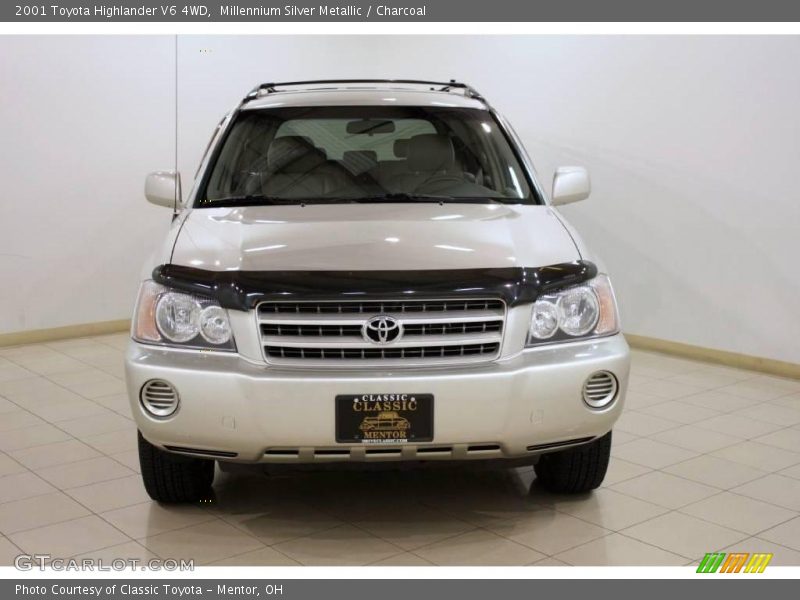 Millennium Silver Metallic / Charcoal 2001 Toyota Highlander V6 4WD
