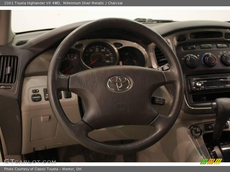 Millennium Silver Metallic / Charcoal 2001 Toyota Highlander V6 4WD