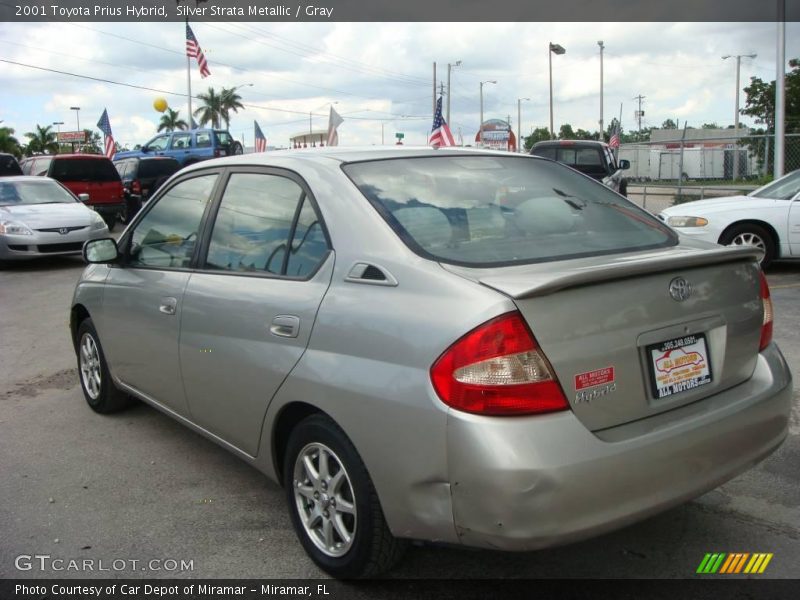 Silver Strata Metallic / Gray 2001 Toyota Prius Hybrid