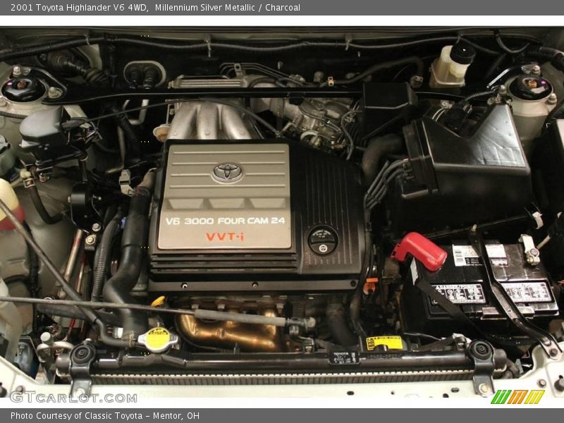 Millennium Silver Metallic / Charcoal 2001 Toyota Highlander V6 4WD
