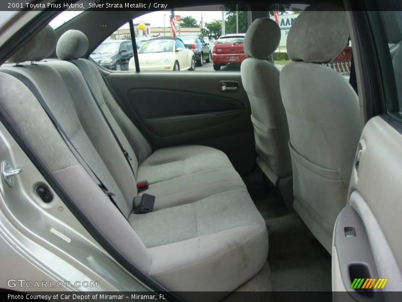 Silver Strata Metallic / Gray 2001 Toyota Prius Hybrid