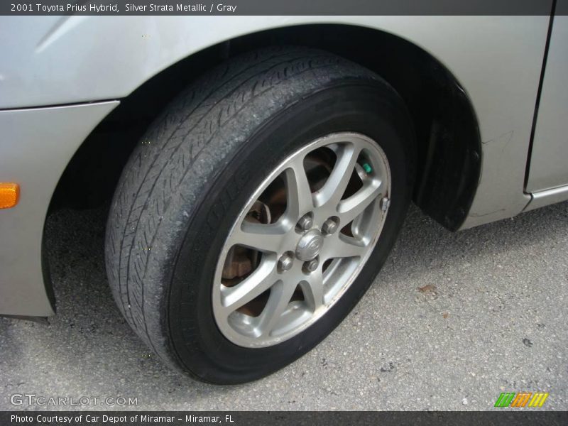 Silver Strata Metallic / Gray 2001 Toyota Prius Hybrid