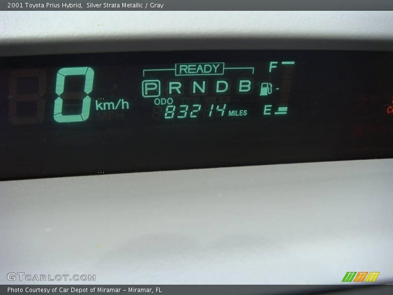 Silver Strata Metallic / Gray 2001 Toyota Prius Hybrid