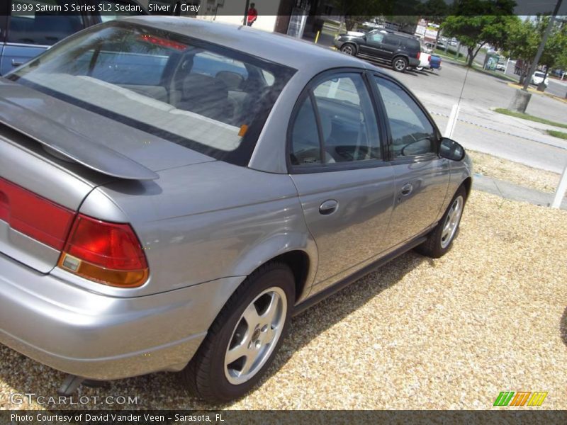 Silver / Gray 1999 Saturn S Series SL2 Sedan