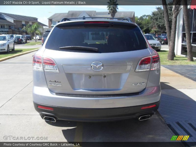 Liquid Platinum Metallic / Black 2007 Mazda CX-9 Sport