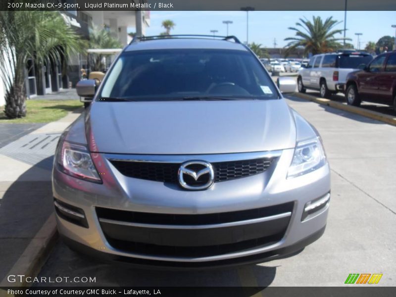 Liquid Platinum Metallic / Black 2007 Mazda CX-9 Sport