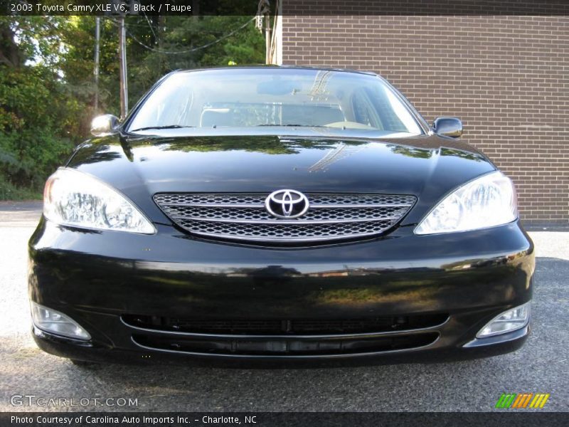 Black / Taupe 2003 Toyota Camry XLE V6
