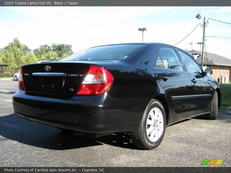 Black / Taupe 2003 Toyota Camry XLE V6