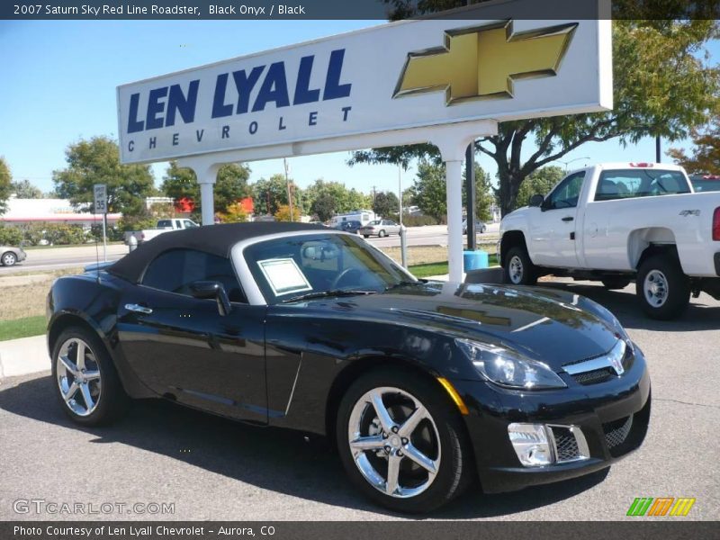 Black Onyx / Black 2007 Saturn Sky Red Line Roadster