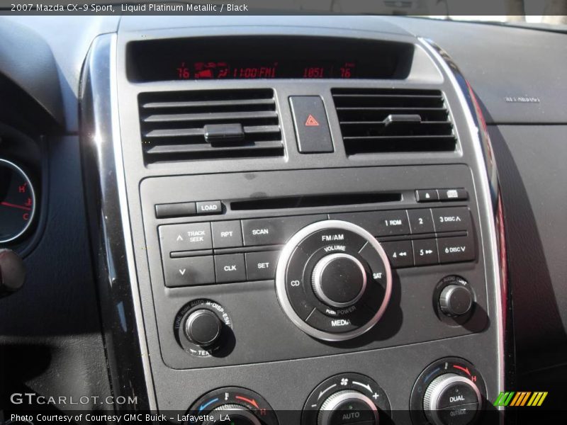 Liquid Platinum Metallic / Black 2007 Mazda CX-9 Sport