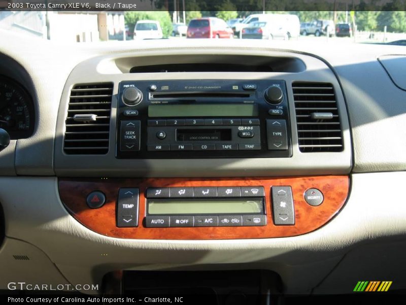 Black / Taupe 2003 Toyota Camry XLE V6