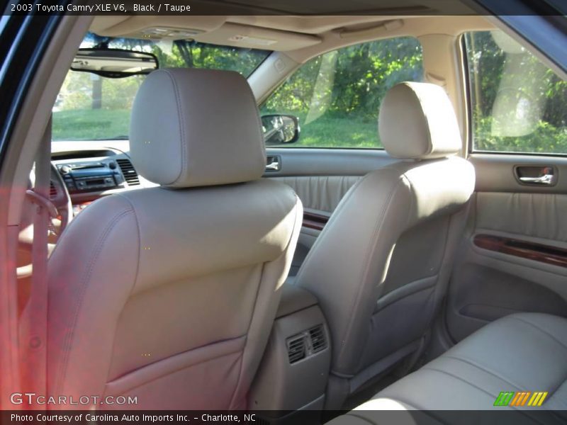 Black / Taupe 2003 Toyota Camry XLE V6