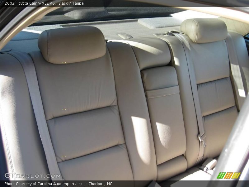 Black / Taupe 2003 Toyota Camry XLE V6
