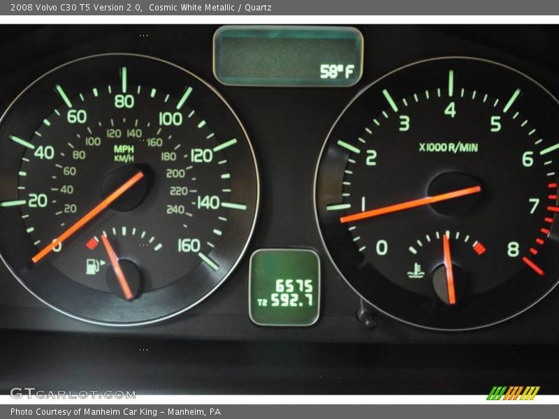 Cosmic White Metallic / Quartz 2008 Volvo C30 T5 Version 2.0