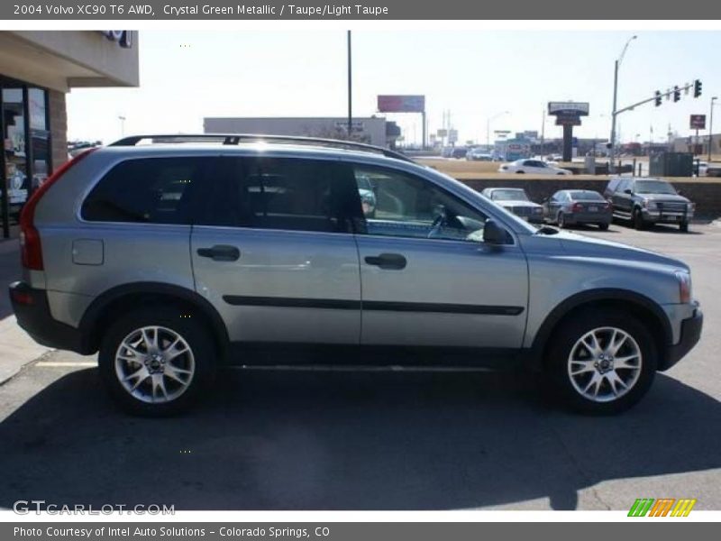 Crystal Green Metallic / Taupe/Light Taupe 2004 Volvo XC90 T6 AWD