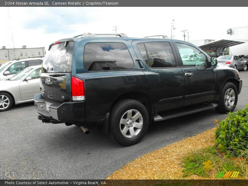 Canteen Metallic / Graphite/Titanium 2004 Nissan Armada SE
