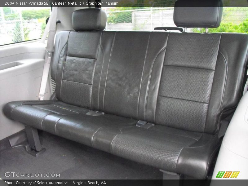 Canteen Metallic / Graphite/Titanium 2004 Nissan Armada SE