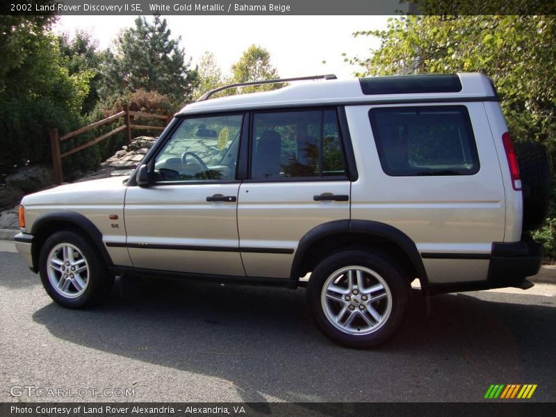 White Gold Metallic / Bahama Beige 2002 Land Rover Discovery II SE