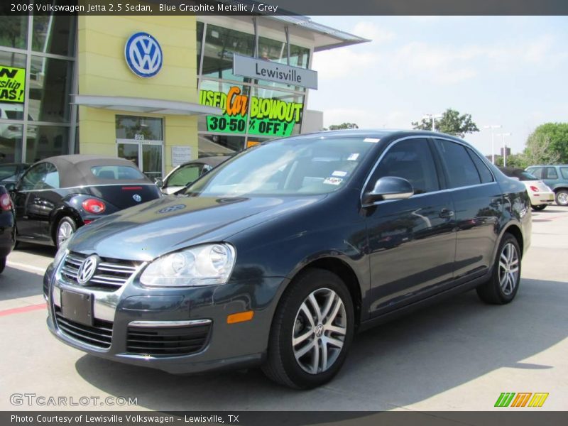 Blue Graphite Metallic / Grey 2006 Volkswagen Jetta 2.5 Sedan