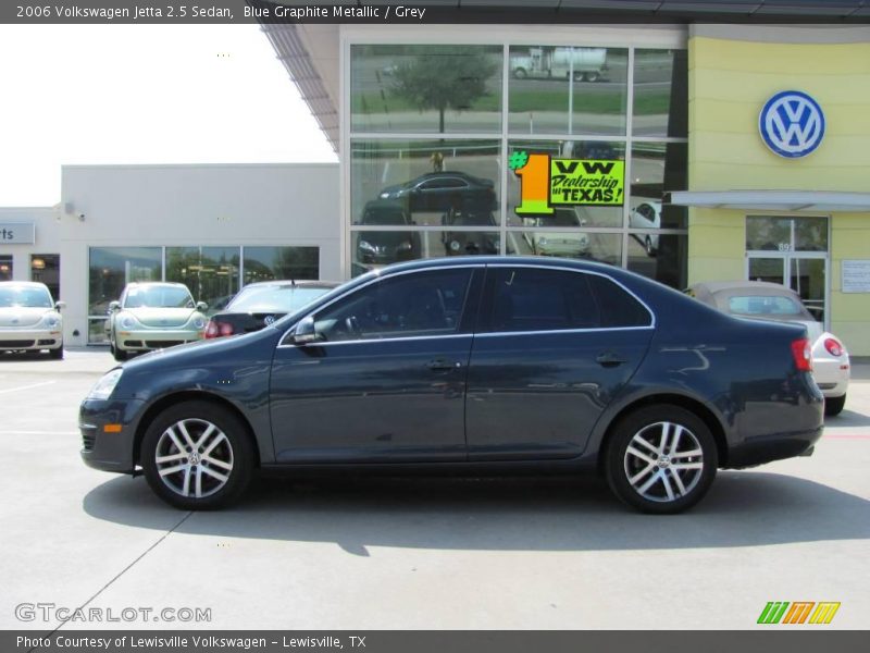 Blue Graphite Metallic / Grey 2006 Volkswagen Jetta 2.5 Sedan