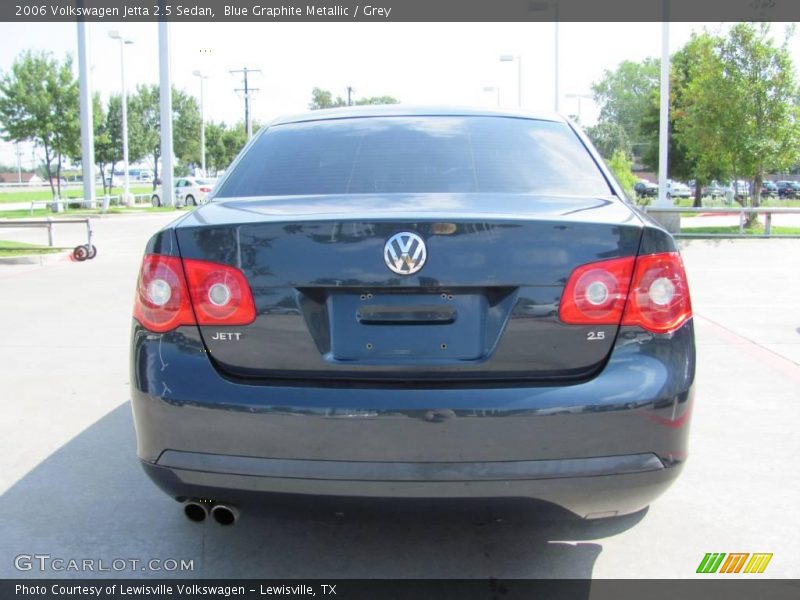 Blue Graphite Metallic / Grey 2006 Volkswagen Jetta 2.5 Sedan