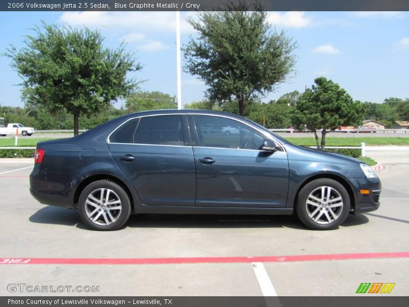 Blue Graphite Metallic / Grey 2006 Volkswagen Jetta 2.5 Sedan