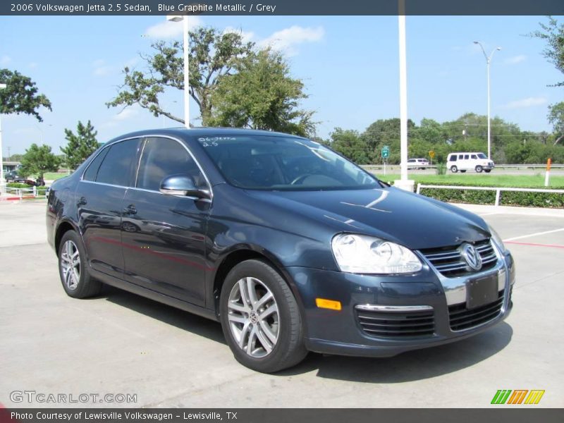 Blue Graphite Metallic / Grey 2006 Volkswagen Jetta 2.5 Sedan