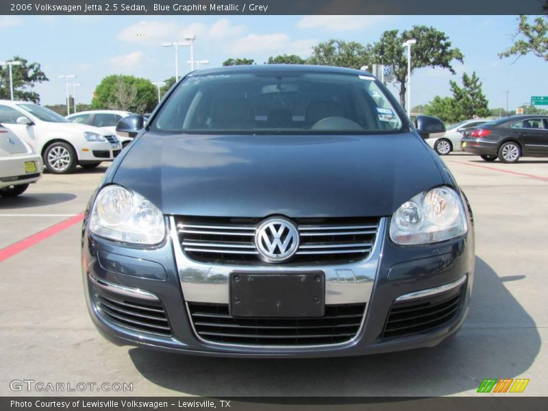 Blue Graphite Metallic / Grey 2006 Volkswagen Jetta 2.5 Sedan